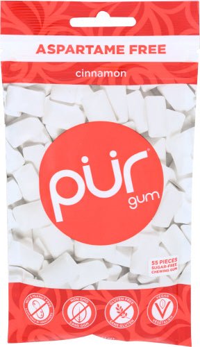 PÜR Gum – 100% Xylitol, Sugar-Free Chewing Gum | 55 Pieces