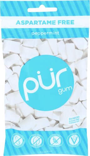 PÜR Gum – 100% Xylitol, Sugar-Free Chewing Gum | 55 Pieces