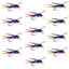 Purple Batman Bead Head Nymph Flies - Pack of 12 Size 12 - Korvel