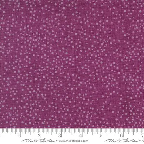 Purple Dahli Superbloom Dotty Thatched Fabric - 44"/45" Per Yard