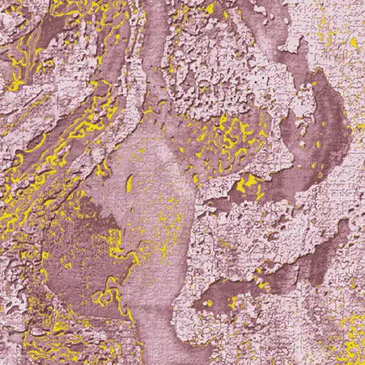 Tissu en coton améthyste en argile séchée violette - 44"/45" par yard