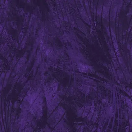 Tissu en coton Purple Go With The Flow Largeur de 108 pouces par yard