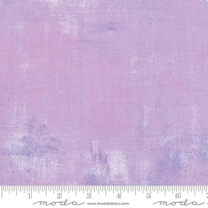Purple Grunge Basics Freesia Fabric 44"/45" Per Yard