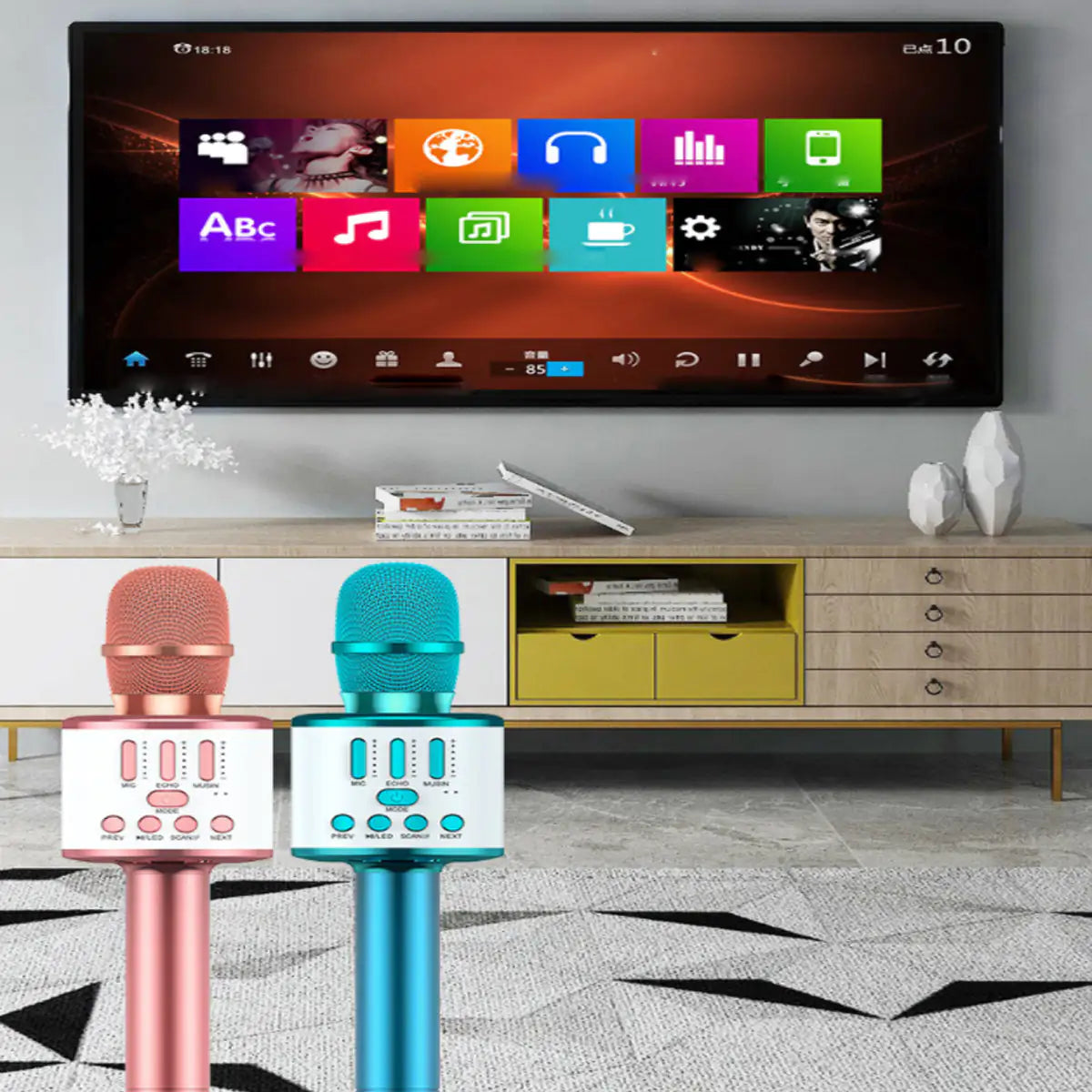 Micrófono de Karaoke Bluetooth para Fiestas