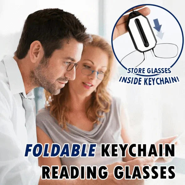 Lunettes de lecture pliables avec porte-clés - Élégantes et pratiques