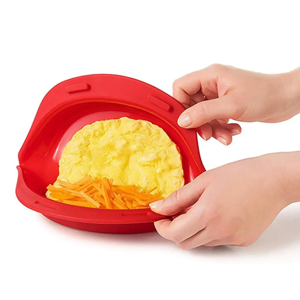 Molde de Silicona para Omelettes en Microondas