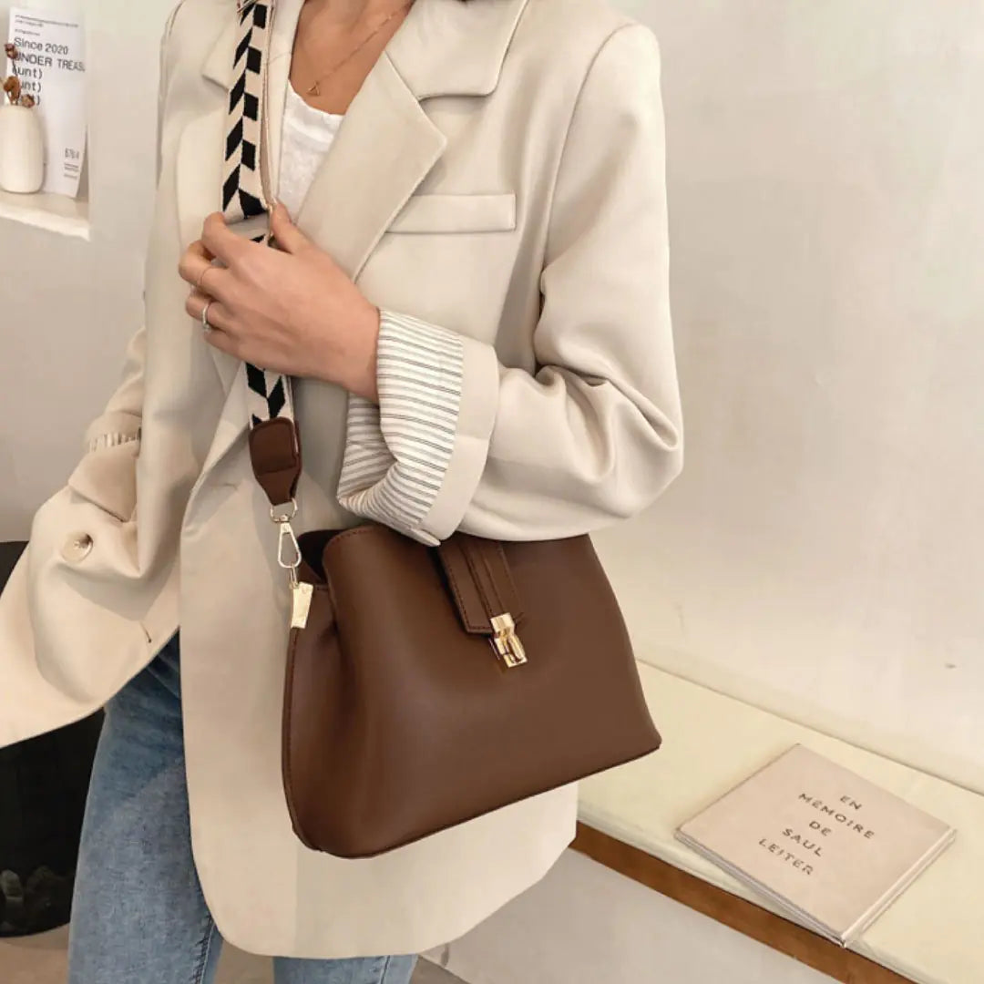 Bolso de Hombro a Cuadros Chic