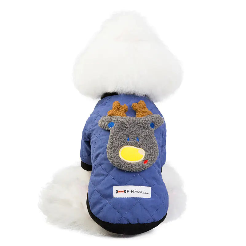 Chaqueta Acolchada para Perros Linda para Otoño/Invierno