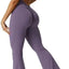 Mono de tirantes acampanado para mujer para fitness y yoga