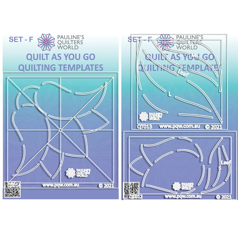QAYG Quilting Templates Set F - Spring Flowers