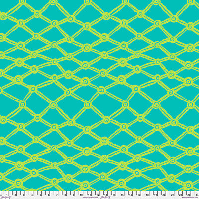 Kaffe Fassett Collective Aqua Nets Cotton Wideback Fabric