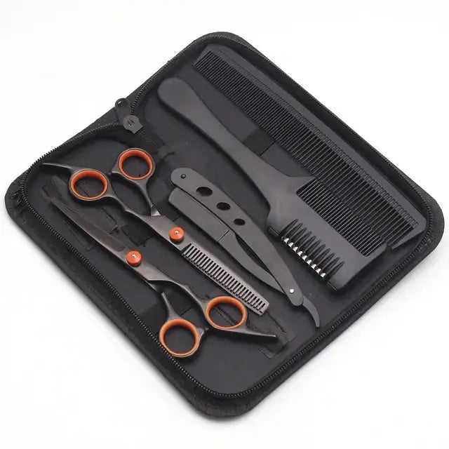 Juego de Tijeras de Peluquería de Acero Inoxidable Premium