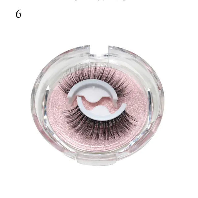 Self-Adhesive False Eyelashes for Effortless Beauty