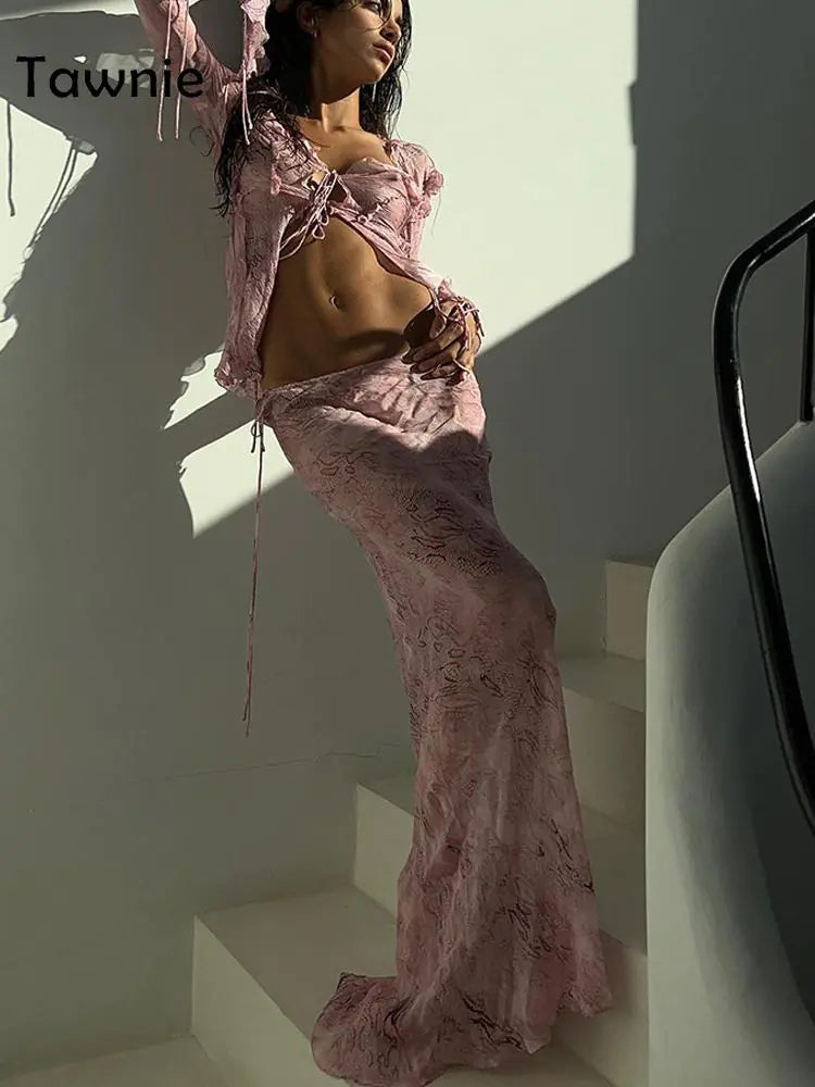 Conjuntos de Vestidos Transparentes Chic para una Elegancia Sin Esfuerzo