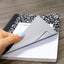 C/R 100 Ct. Black Marble Composition Book