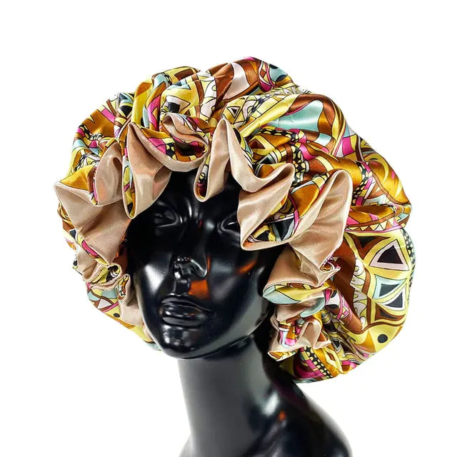 Bonnet de Nuit Satin pour Femmes pour la Protection des Cheveux