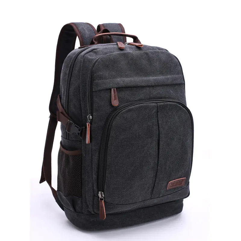 Large Capacity Canvas Backpack for Everyday Use