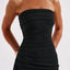 Elegant High Rise Split Maxi Dress