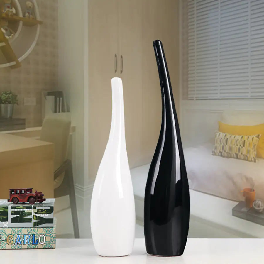 Vases en céramique plaqués or nordique pour une décoration intérieure élégante