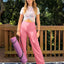 Pantalones de Yoga de Pierna Ancha para Mujer G4Free con Bolsillos - Cintura Alta y Elástico