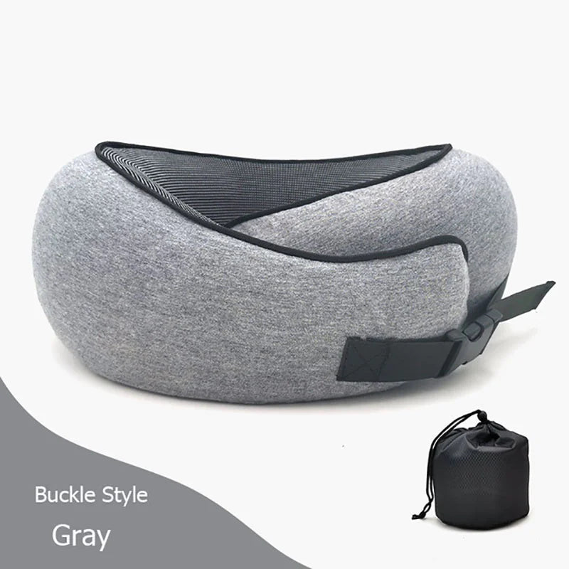 Premium Memory Foam Travel Neck Pillow