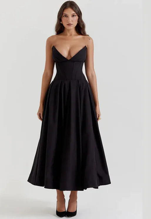 Vestido Elegante Sin Mangas para Mujeres