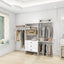 306 Closet Organizer System with Shelves and Drawers - White