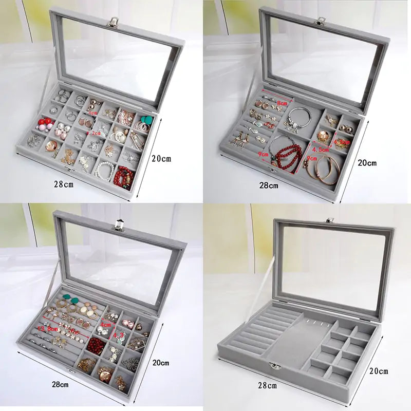 Organizador de Joyería de Terciopelo