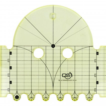 Règle de Quilters Select 6" & 1" pour Machine à Quilter