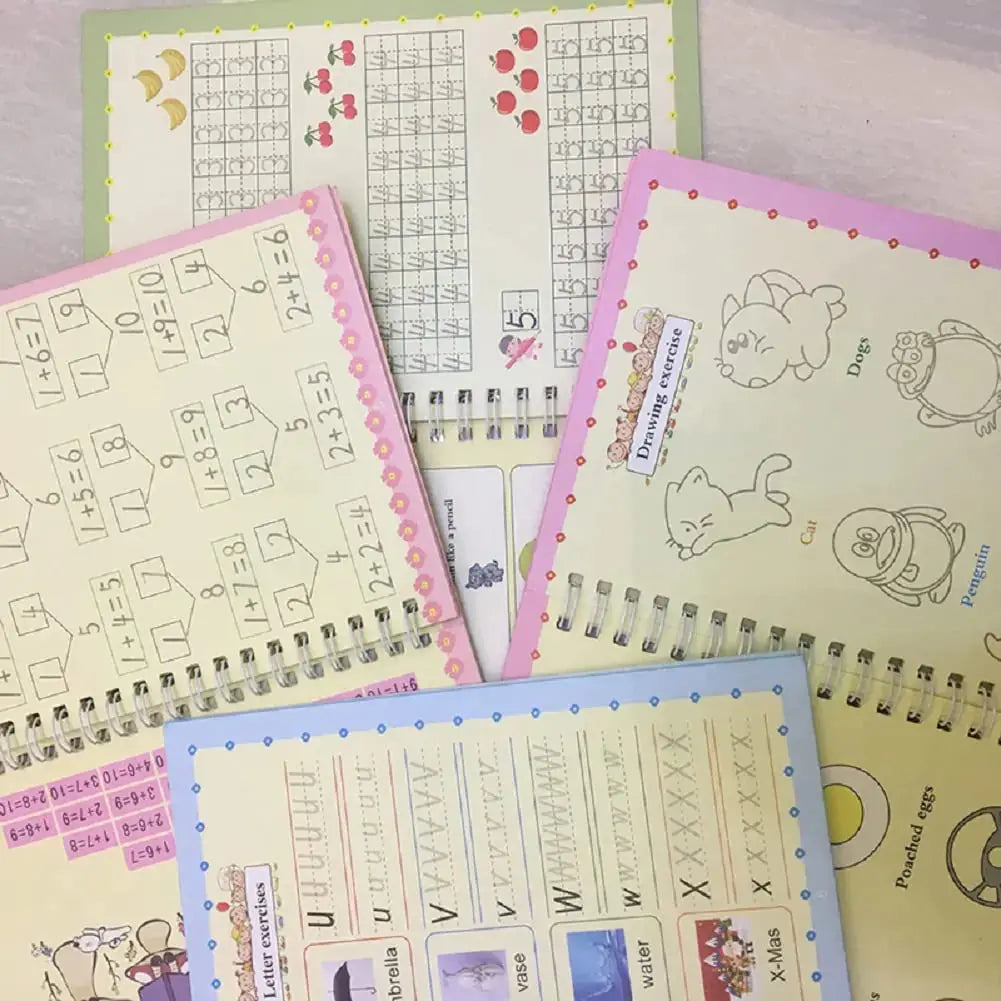BrightChild™ Cahier Réutilisable pour Enfants