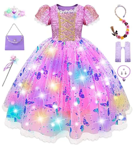 Robe de Princesse Lumineuse Aimeiar pour Filles