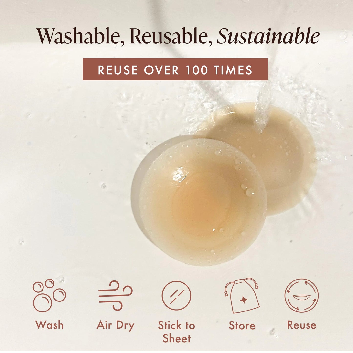 Premium Reusable Silicone Nipple Covers - Waterproof & Comfortable