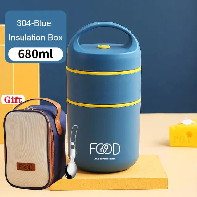 Premium Stainless Steel Vacuum Thermal Lunch Box