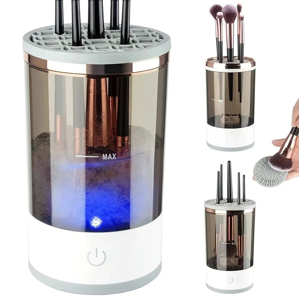 Nettoyeur et Séchoir Électrique pour Pinceaux de Maquillage