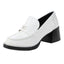 Coach Women's Natalie Leather Loafer in Optic White