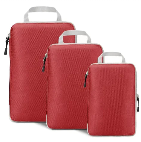 Ensemble de sacs de rangement compressés de voyage premium - 3 pièces