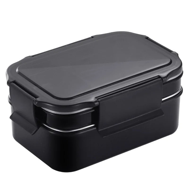 Premium Stainless Steel Two-Layer Lunch Box