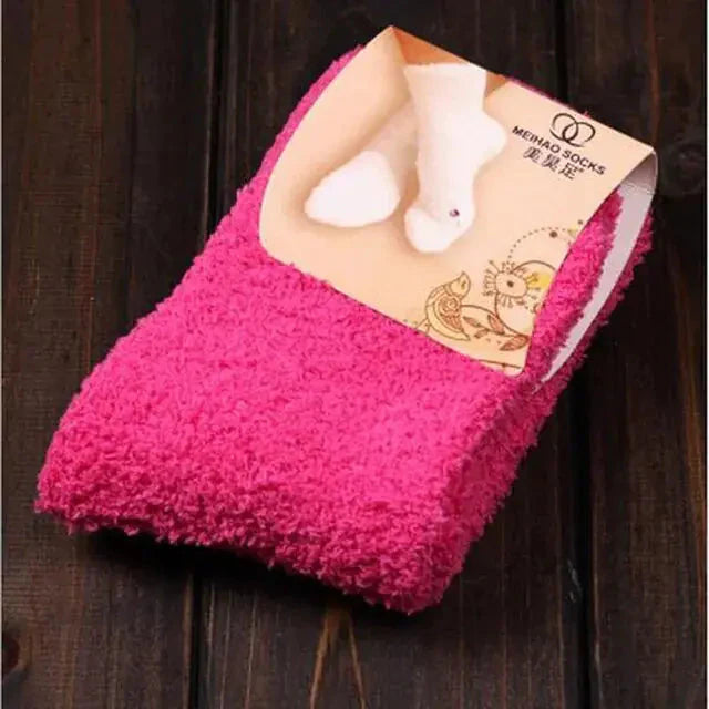 Women's Cozy Bed Socks in Pure Color