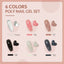 Kit de uñas de gel polimérico GAOY con luz UV - 6 colores para arte de uñas
