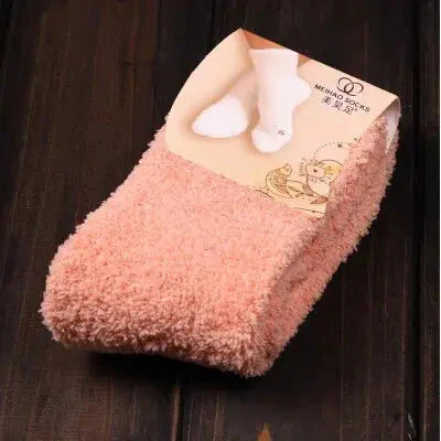Women's Cozy Bed Socks in Pure Color