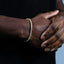 Pulsera de Tenis de Zirconita Baño de Oro de 18K