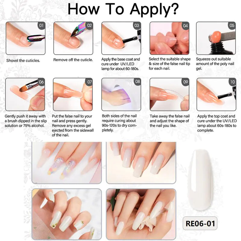 Poly Nail Gel Pure Color - Premium Nail Treatment
