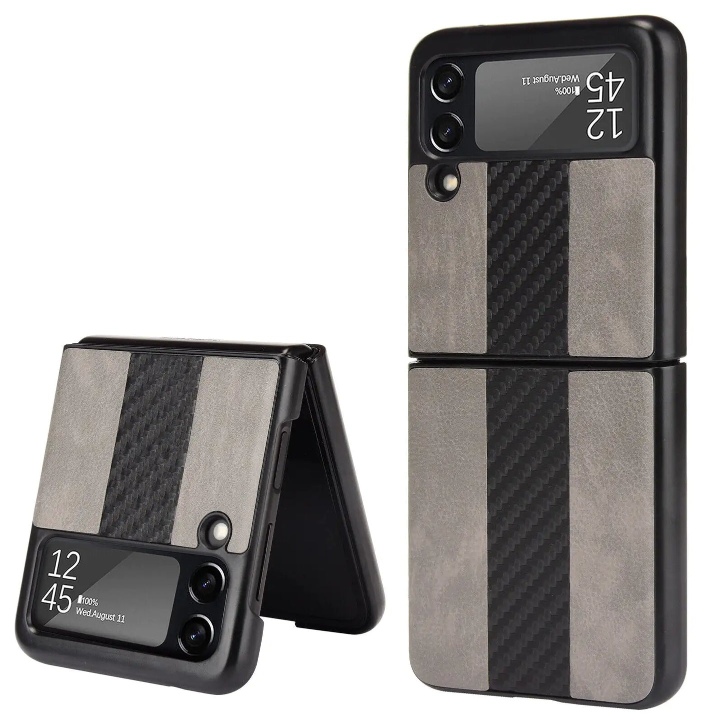 Slim Folding Leather Shockproof Case for Samsung Galaxy Z Flip 3 5G