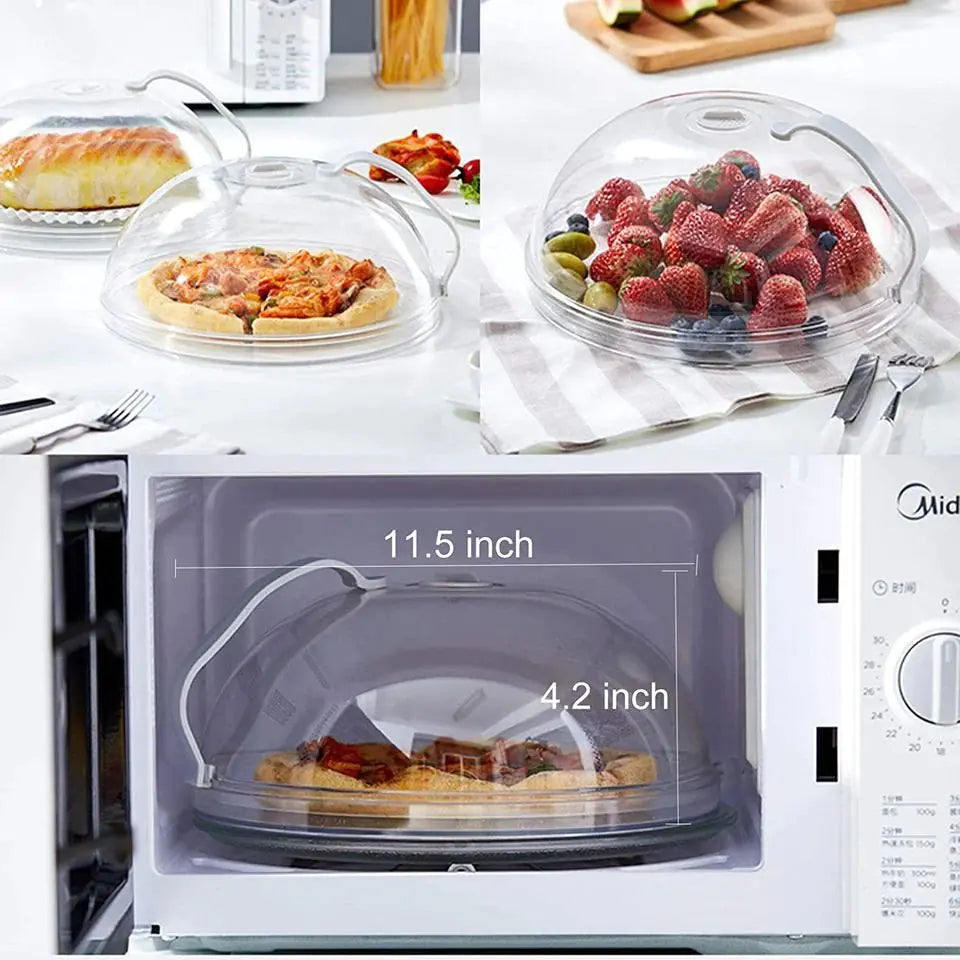 Cubierta de Alimentos para Microondas - Plástico Resistente a Altas Temperaturas