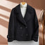 Suit Collar Double-Breasted Woolen Coat for Women