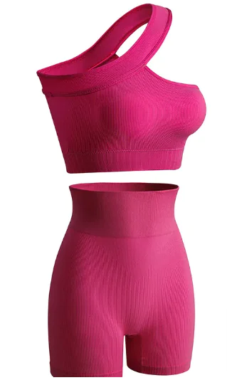 Soutien-gorge de sport off-shoulder pour femmes - Élégant et confortable