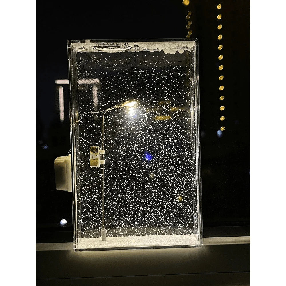 Kit de lampe de rue enneigée à faire soi-même