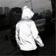 Solid Color Reflective Jacket for Men