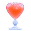 Vasos de cóctel en forma de corazón - Set de 4