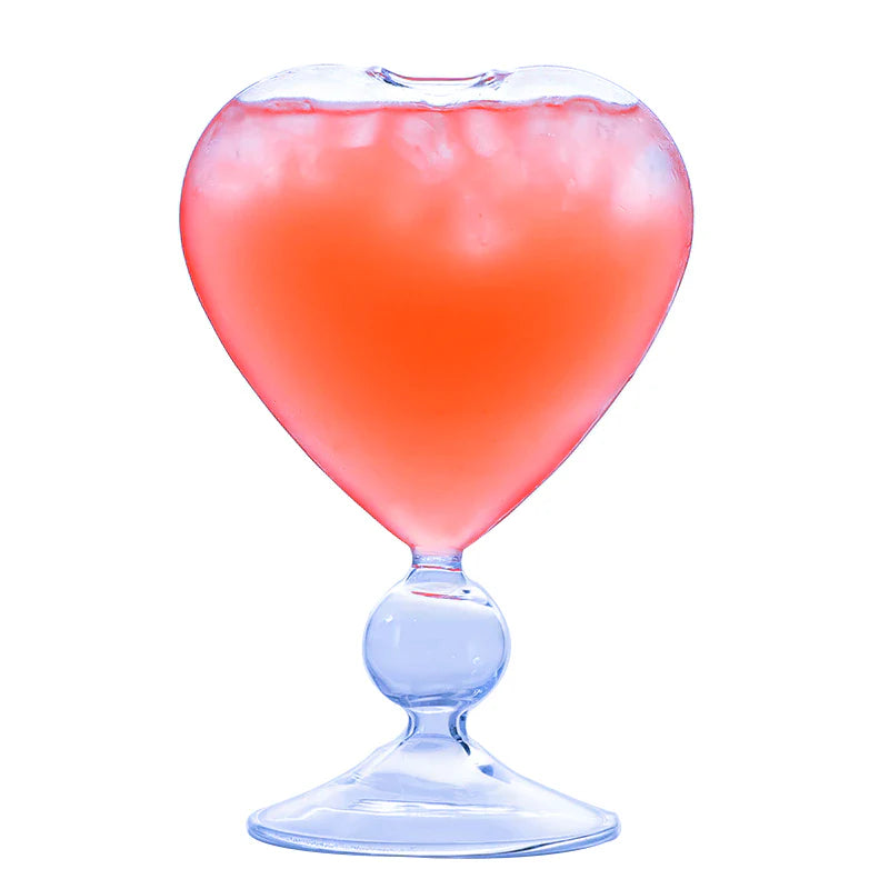 Vasos de cóctel en forma de corazón - Set de 4